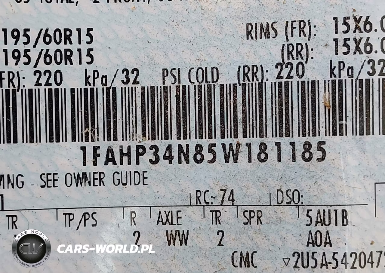 2005 Ford Focus Zx4 VIN:1FAHP34N85W181185 - 9