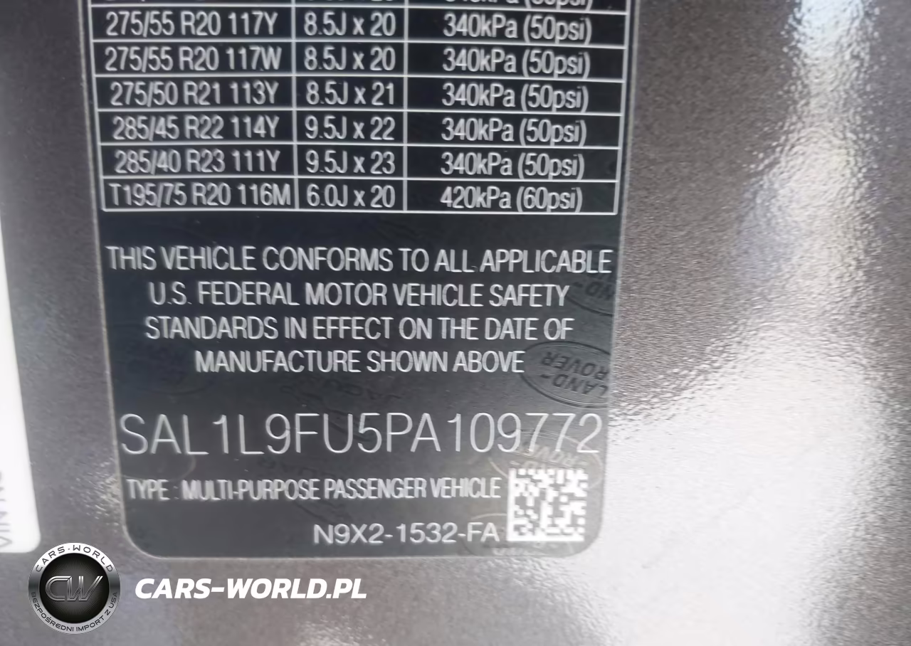 2023 Land Rover Range Rover Sport Se Dynamic VIN:SAL1L9FU5PA109772 - 9