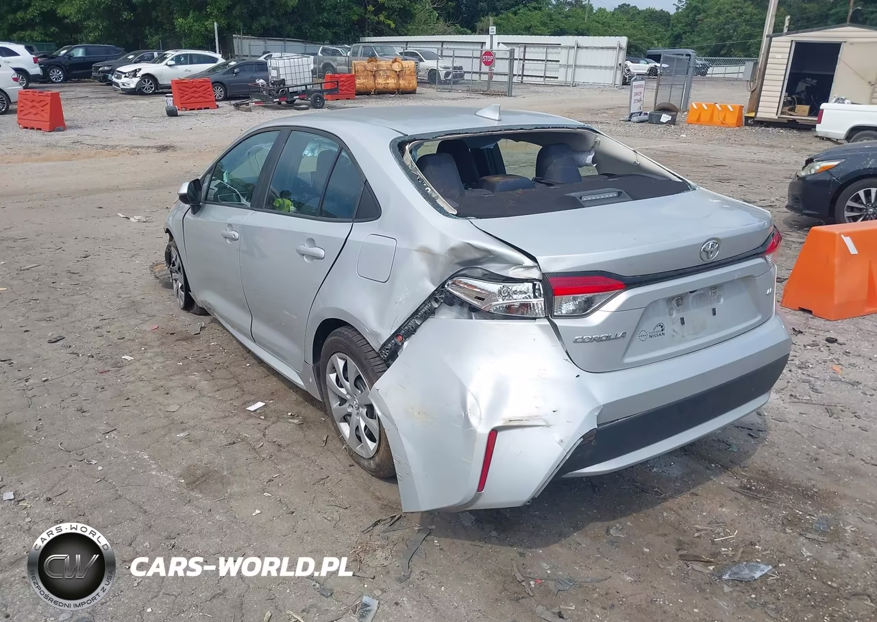 2021 Toyota Corolla Le VIN:5YFEPMAE2MP222179 - 3