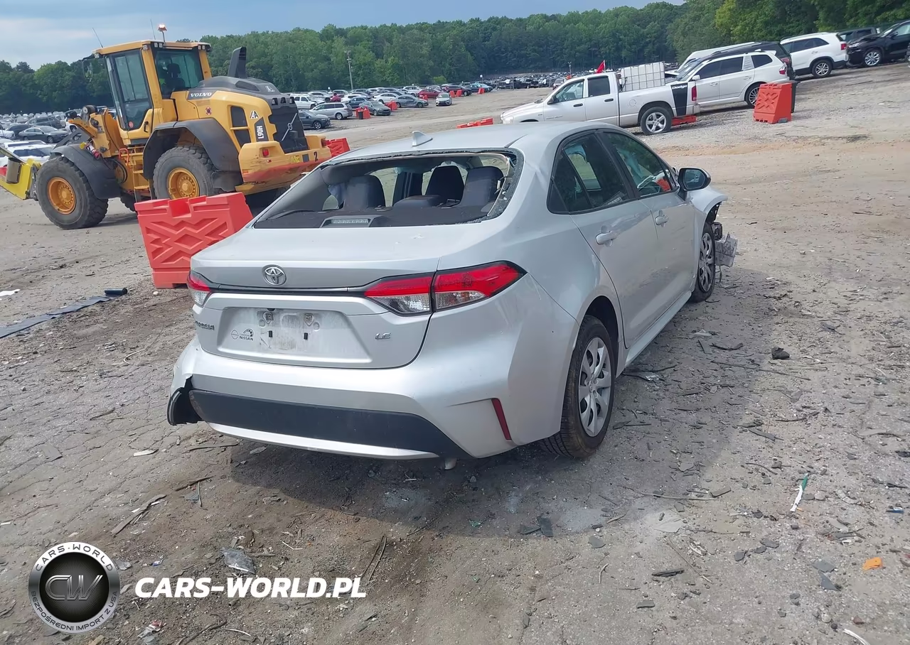 2021 Toyota Corolla Le VIN:5YFEPMAE2MP222179 - 4