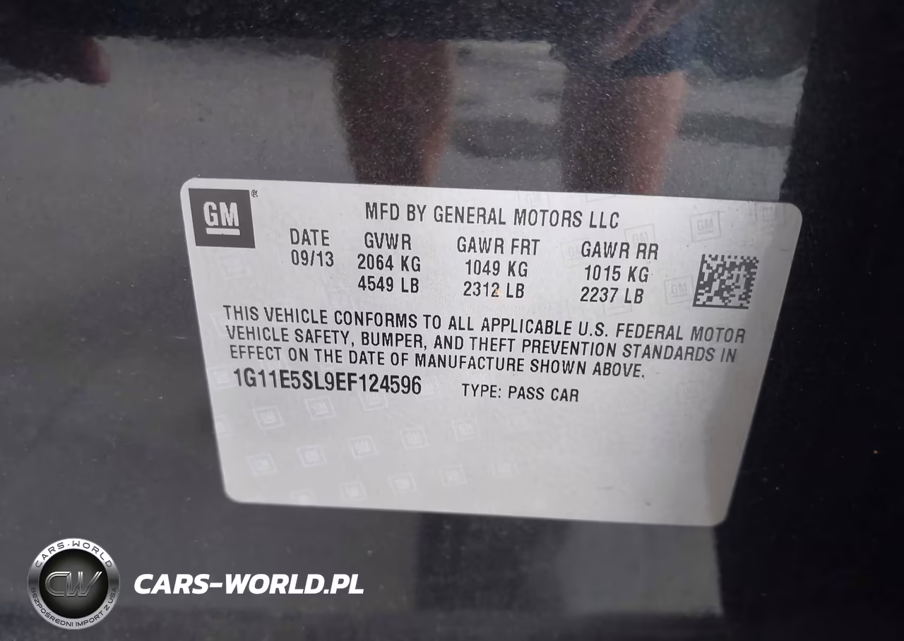 2014 Chevrolet Malibu 2Lt VIN:1G11E5SL9EF124596 - 9