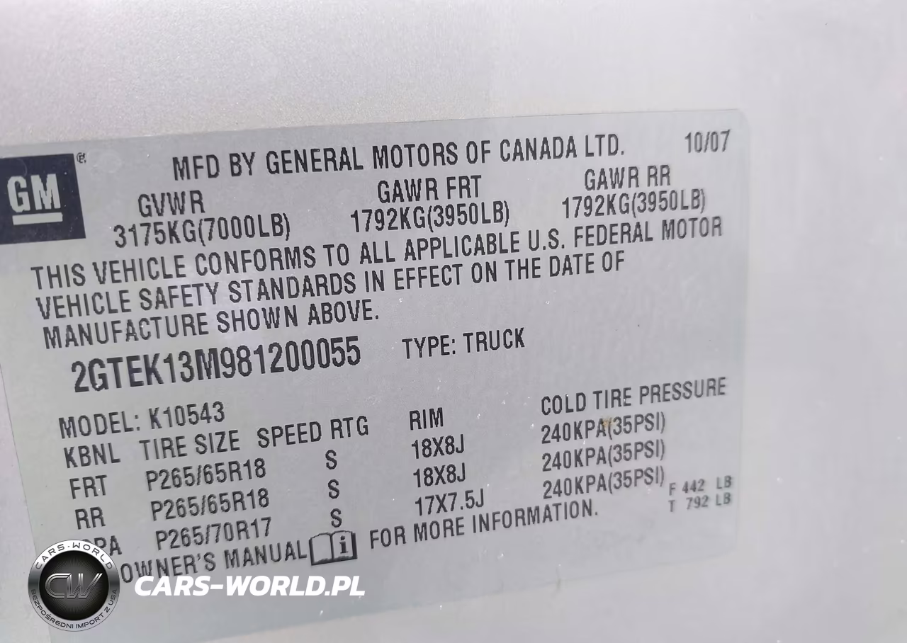 2008 GMC Sierra 1500 Slt VIN:2GTEK13M981200055 - 9