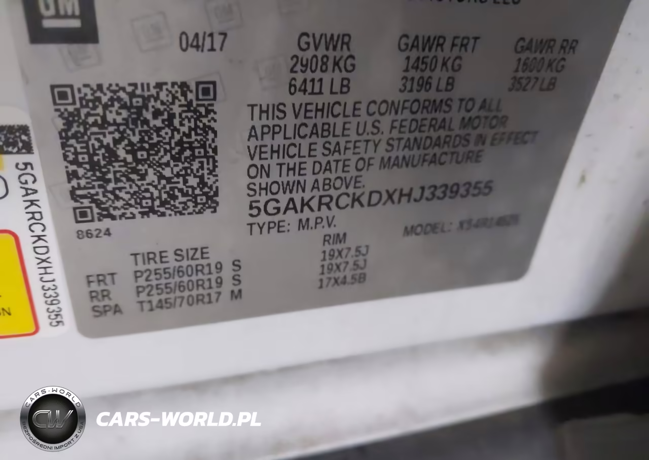 2017 Buick Enclave Premium VIN:5GAKRCKDXHJ339355 - 9