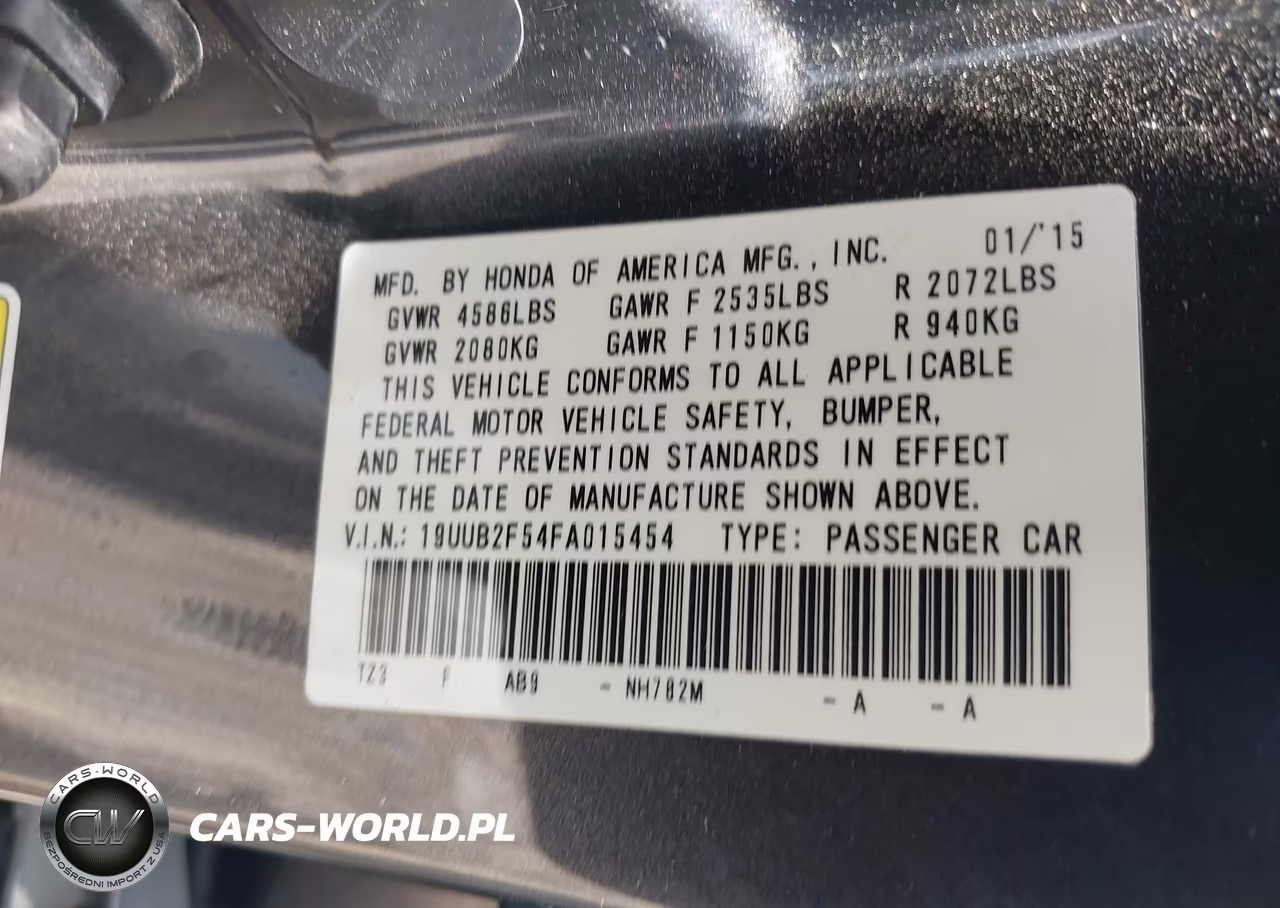2015 Acura Tlx V6 Tech VIN:19UUB2F54FA015454 - 9