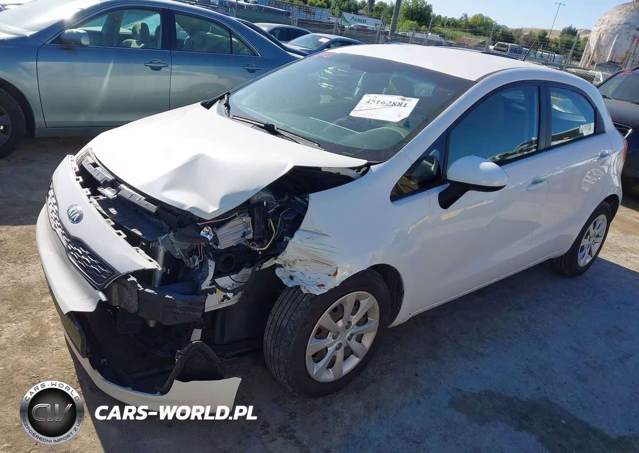 2014 Kia Rio Lx VIN:KNADM5A34E6373393 - 2