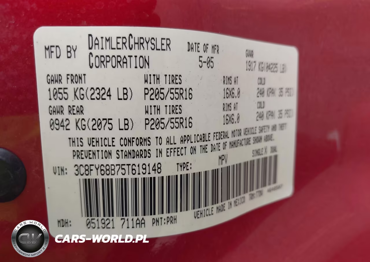 2005 Chrysler Pt Cruiser Limited VIN:3C8FY68B75T619148 - 9