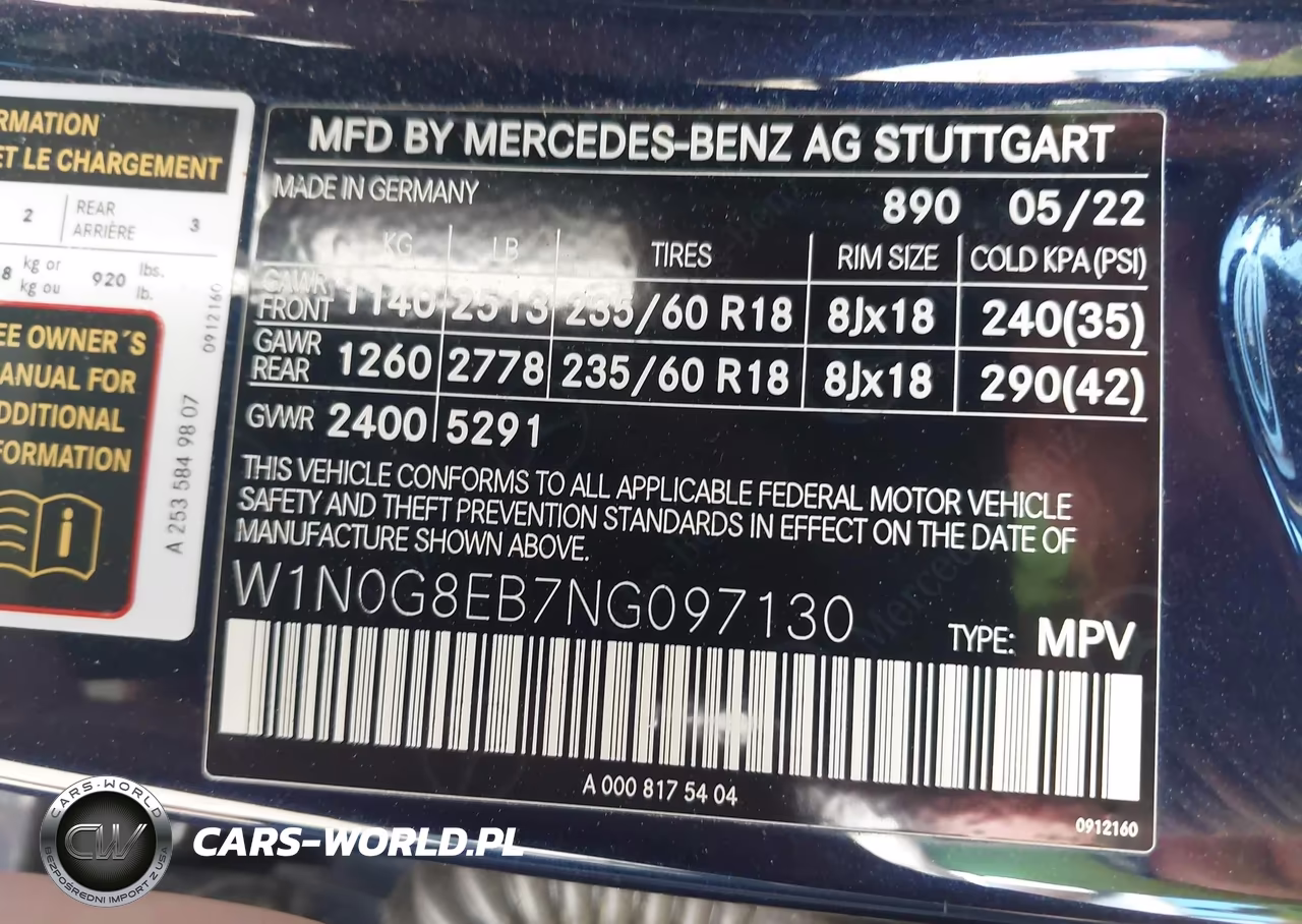 2022 Mercedes-Benz Glc 300 4Matic Suv VIN:W1N0G8EB7NG097130 - 9