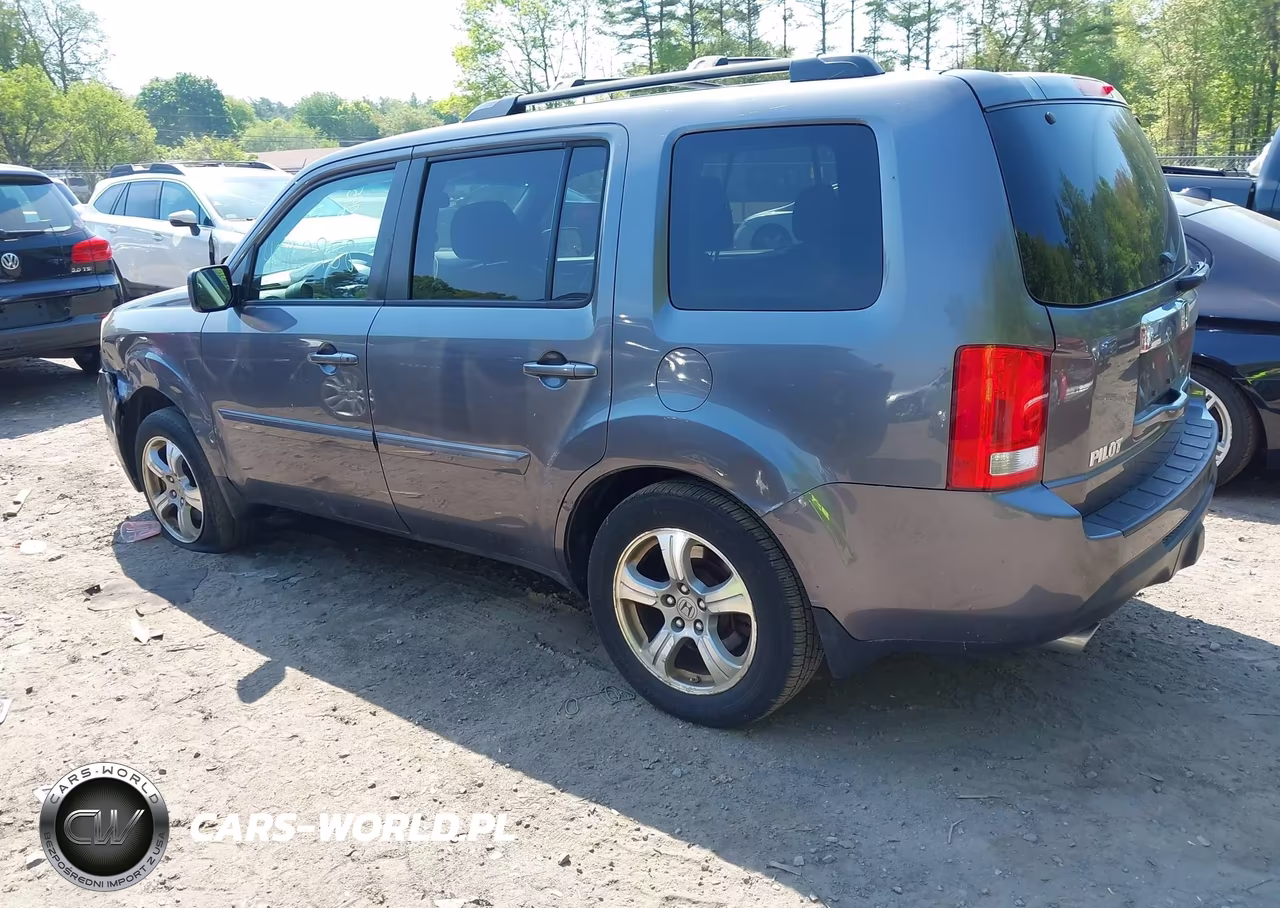 2014 Honda Pilot Ex-L VIN:5FNYF4H57EB033837 - 3