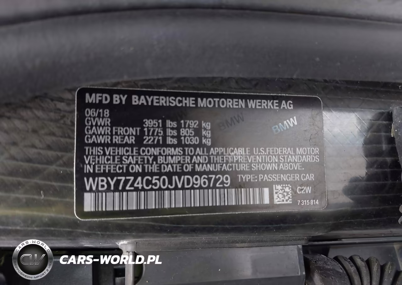 2018 BMW I3 94Ah W-Range Extender VIN:WBY7Z4C50JVD96729 - 9