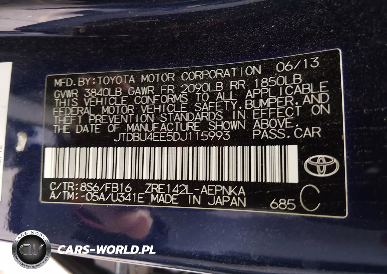 2013 Toyota Corolla Le VIN:JTDBU4EE5DJ115993 - 9