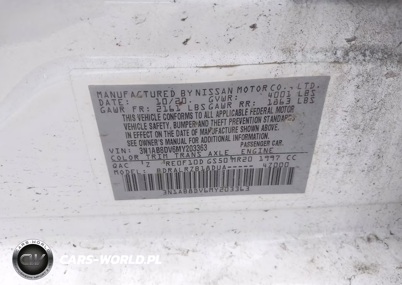 2021 Nissan Sentra Sr Xtronic Cvt VIN:3N1AB8DV6MY203363 - 9