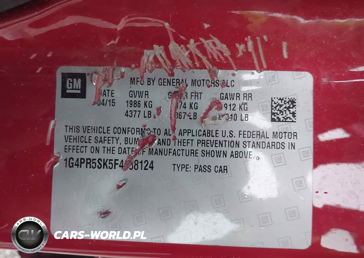 2015 Buick Verano Convenience Group VIN:1G4PR5SK5F4188124 - 9