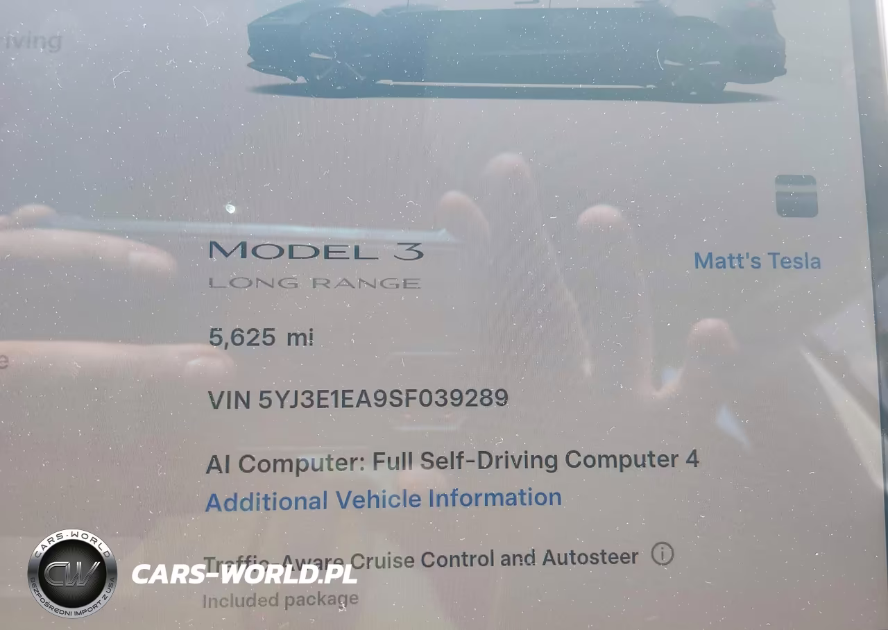 2025 Tesla Model 3 Long Range Rear-Wheel Drive-Standard Rear-Wheel Drive VIN:5YJ3E1EA9SF039289 - 7