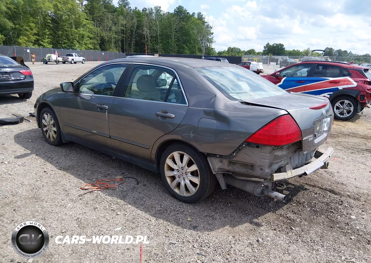 2007 Honda Accord 3.0 Lx VIN:1HGCM66387A018595 - 3