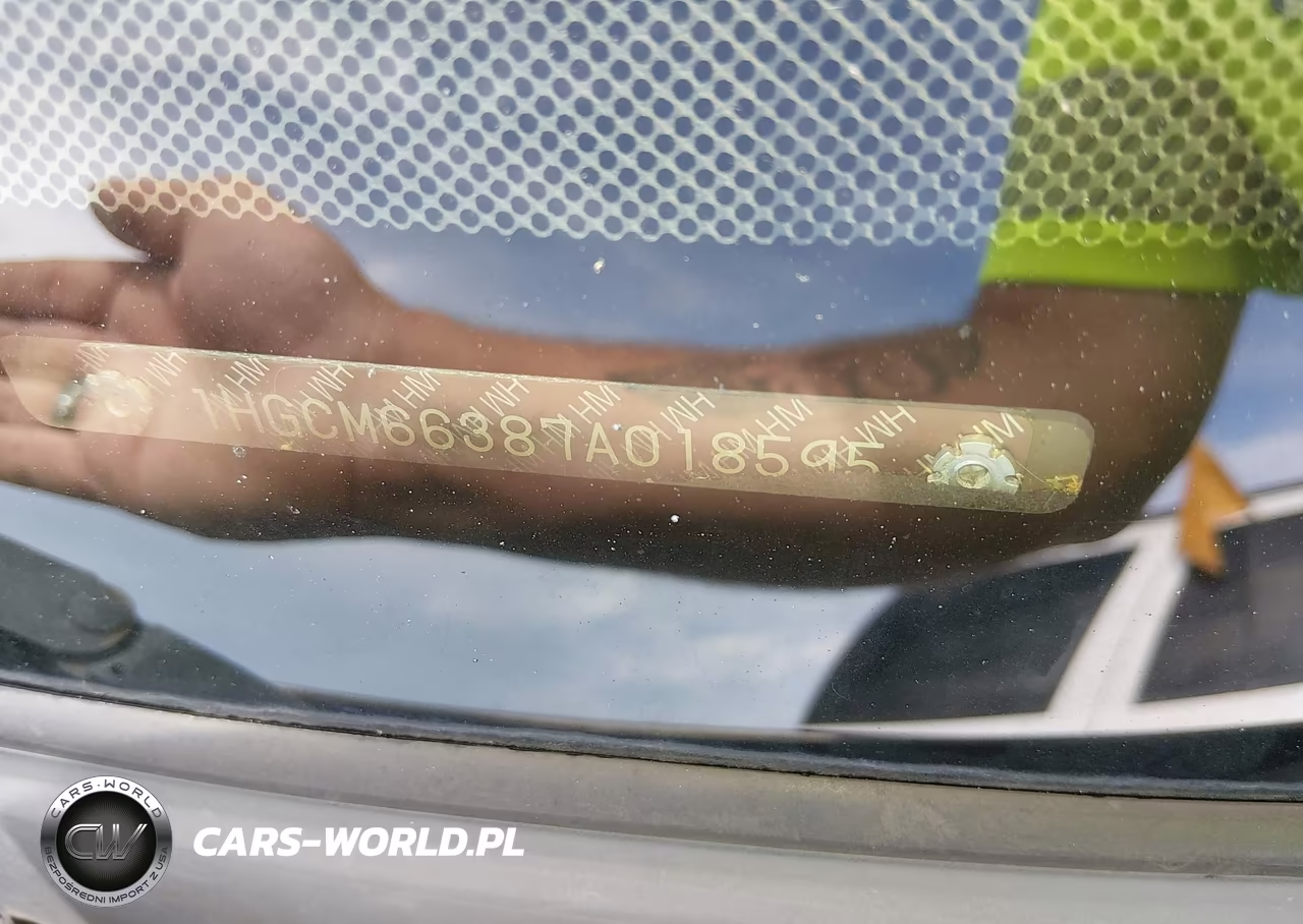 2007 Honda Accord 3.0 Lx VIN:1HGCM66387A018595 - 9