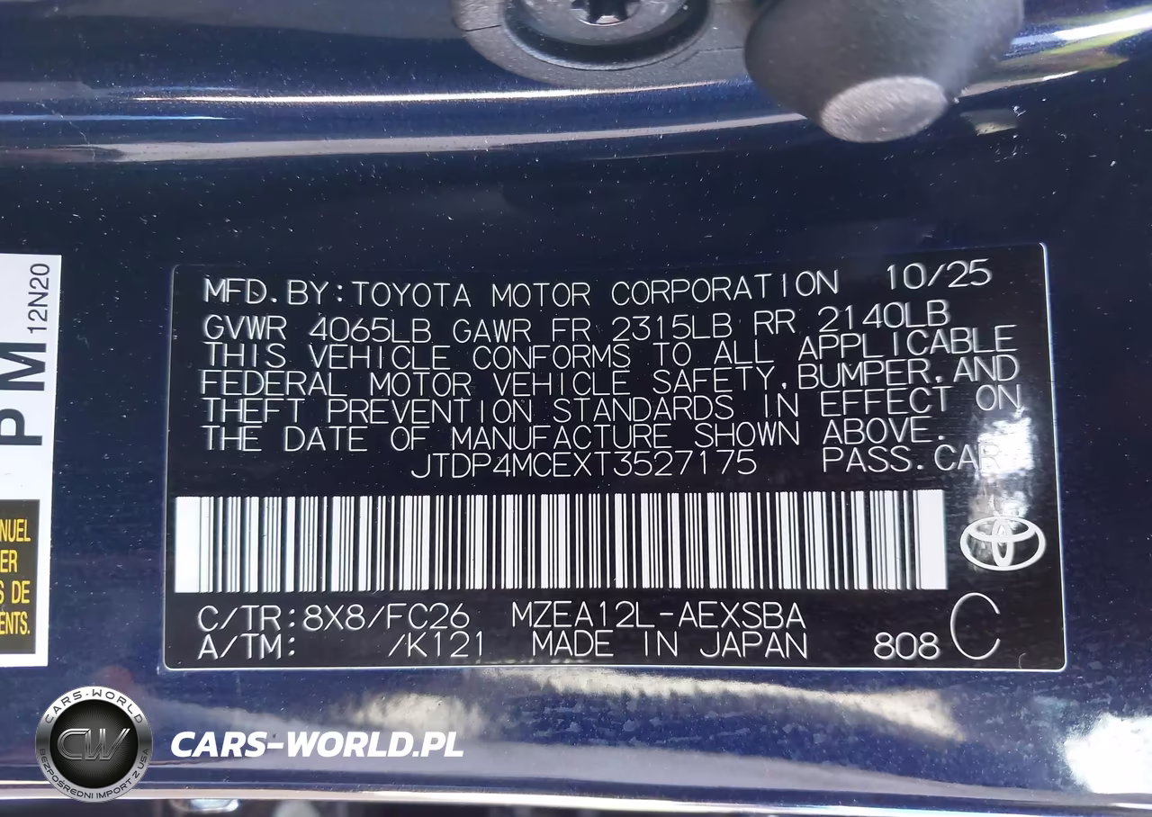 2026 Toyota Corolla Se VIN:JTDP4MCEXT3527175 - 9