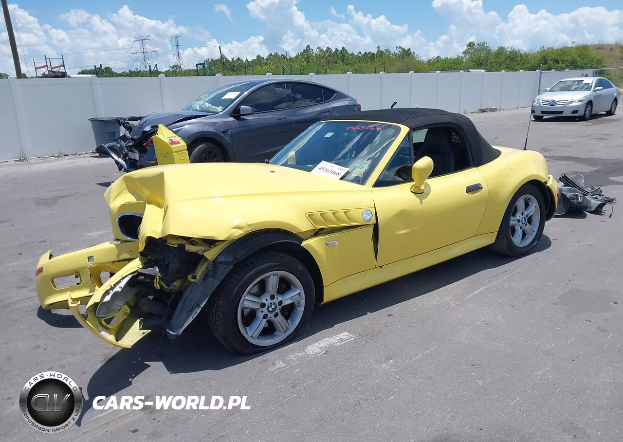 2001 BMW Z3 2.5I VIN:WBACN334X1LM01664 - 2