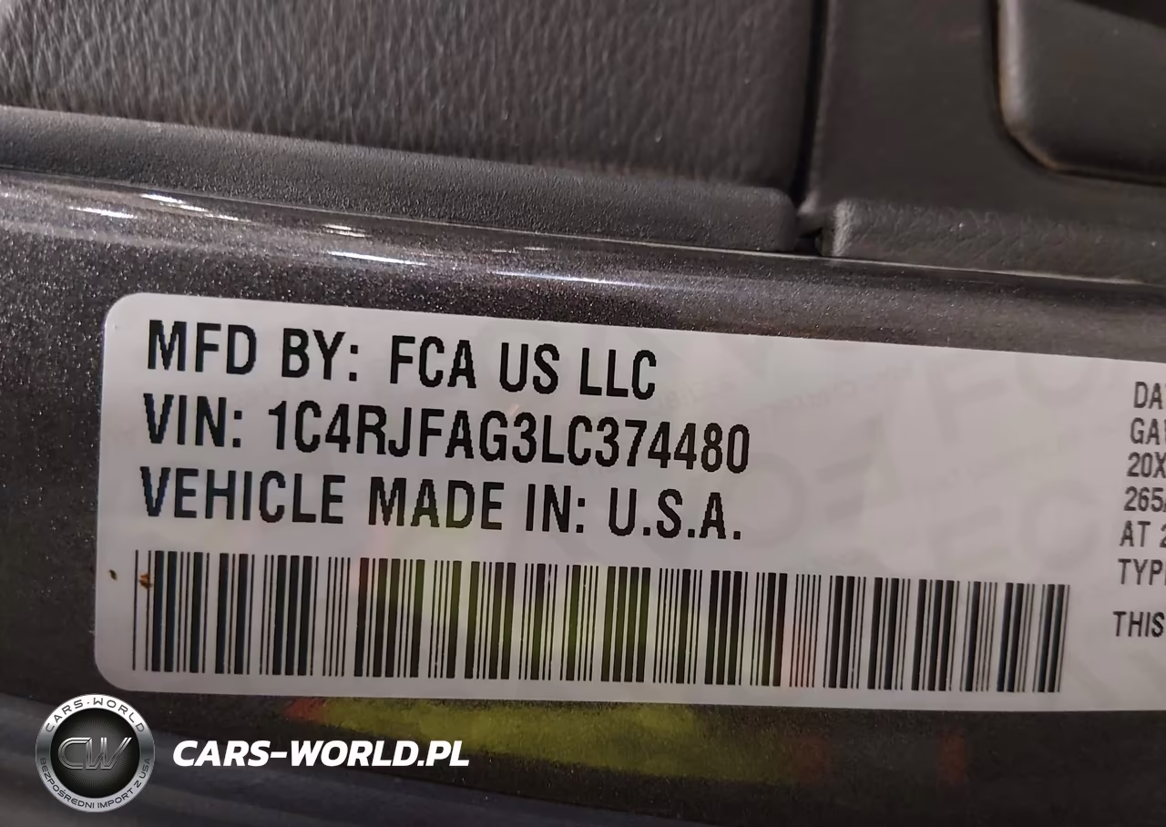 2020 Jeep Grand Cherokee Altitude 4X4 VIN:1C4RJFAG3LC374480 - 9