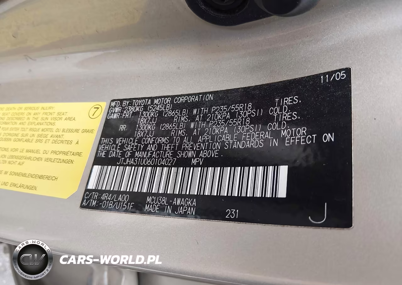2006 Lexus Rx 330 VIN:JTJHA31U060104027 - 9