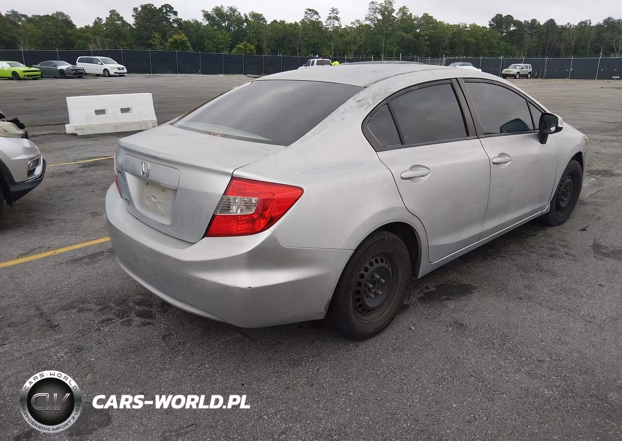 2012 Honda Civic Lx VIN:2HGFB2F52CH333806 - 4