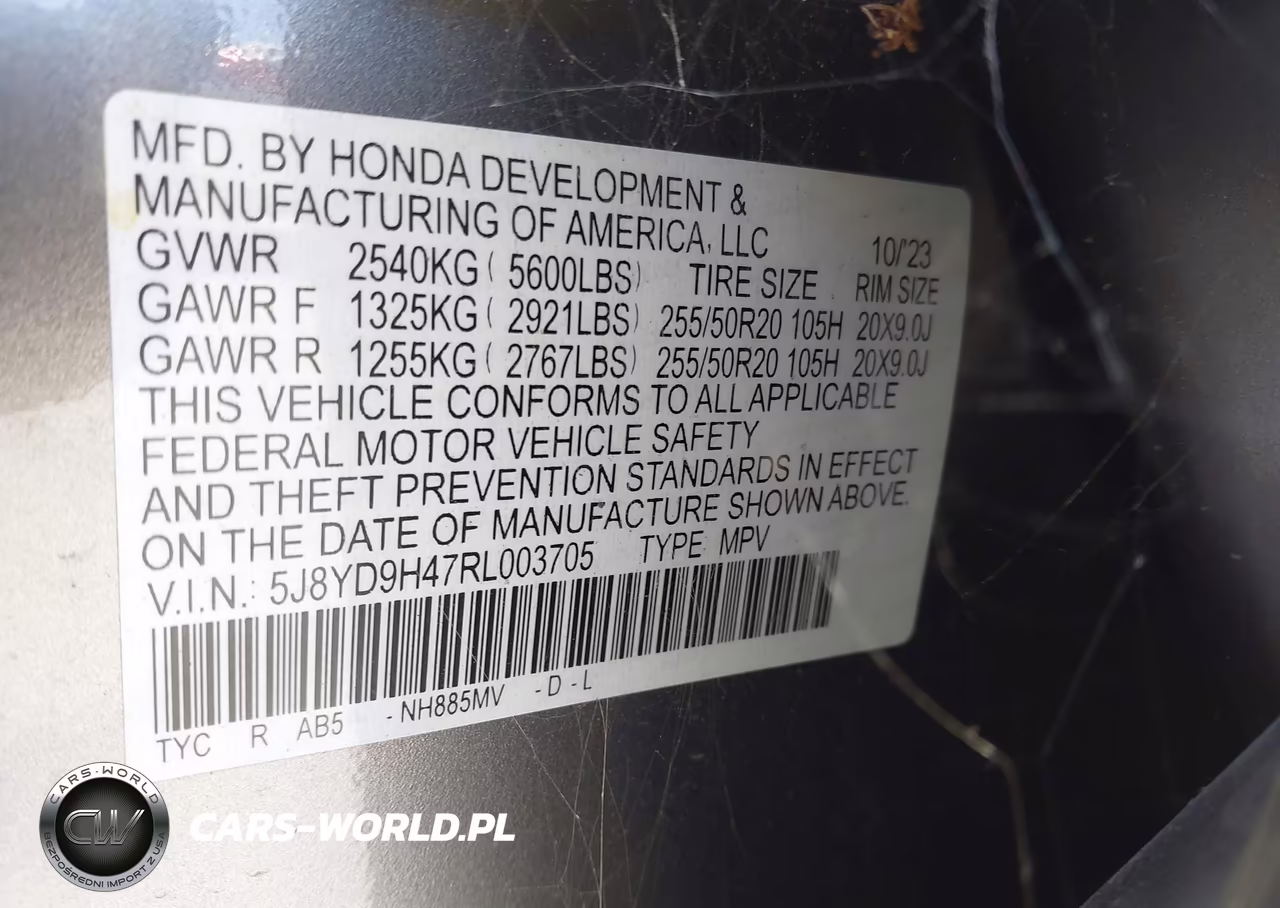 2024 Acura Mdx Technology Package VIN:5J8YD9H47RL003705 - 9