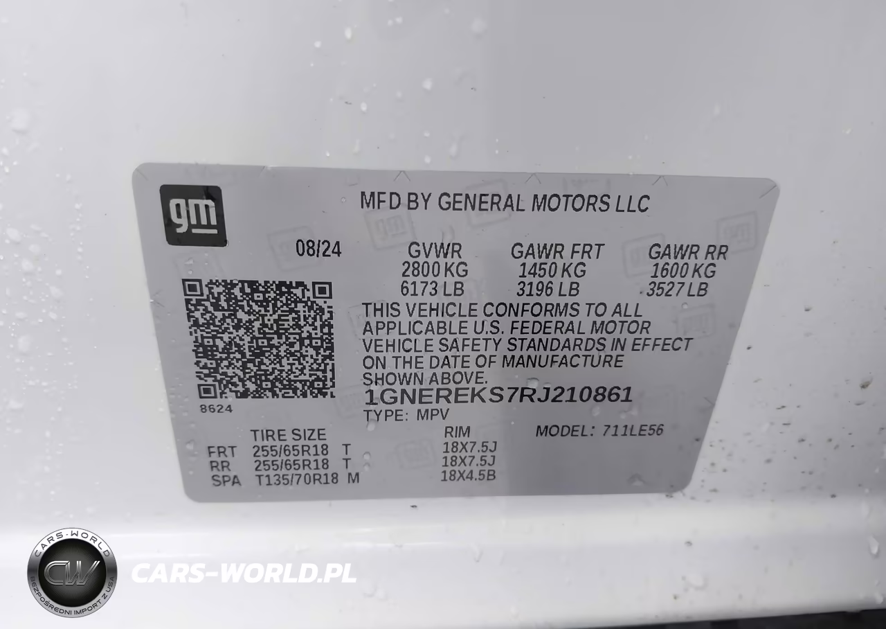 2024 Chevrolet Traverse Fwd Ls VIN:1GNEREKS7RJ210861 - 9