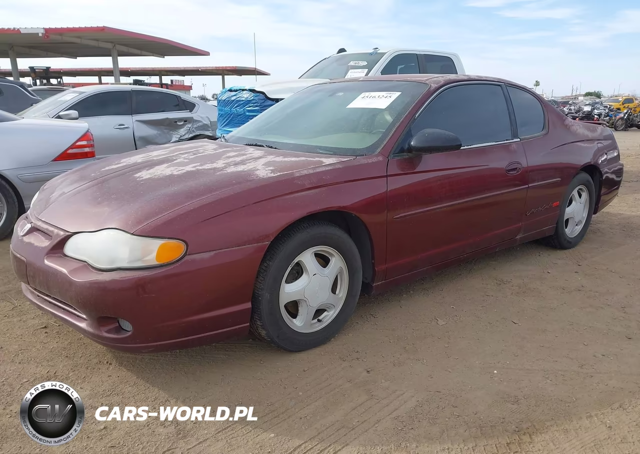 2001 Chevrolet Monte Carlo Ss VIN:2G1WX15K219307725 - 2
