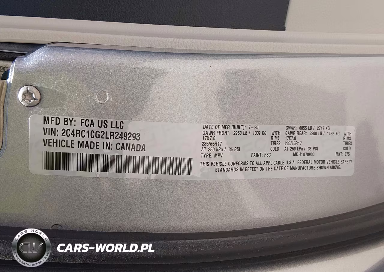 2020 Chrysler Voyager Lx VIN:2C4RC1CG2LR249293 - 9