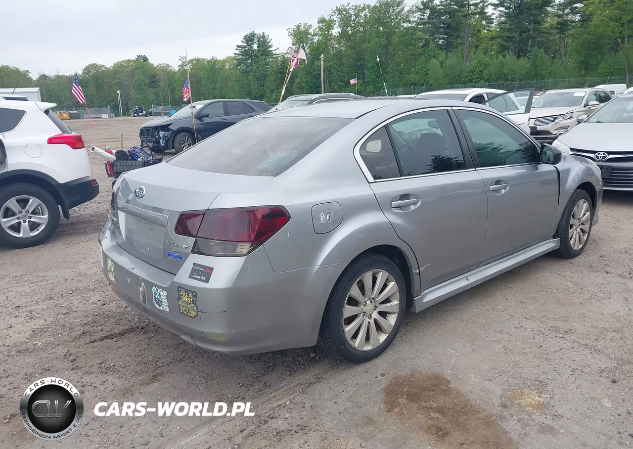 2011 Subaru Legacy 2.5I VIN:4S3BMBA66B3250226 - 4