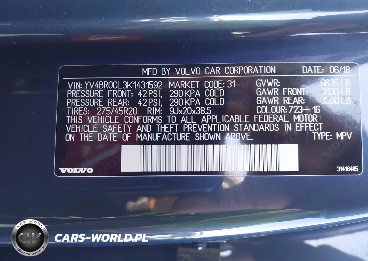 2019 Volvo Xc90 Hybrid T8 Inscription VIN:YV4BR0CL3K1431592 - 9