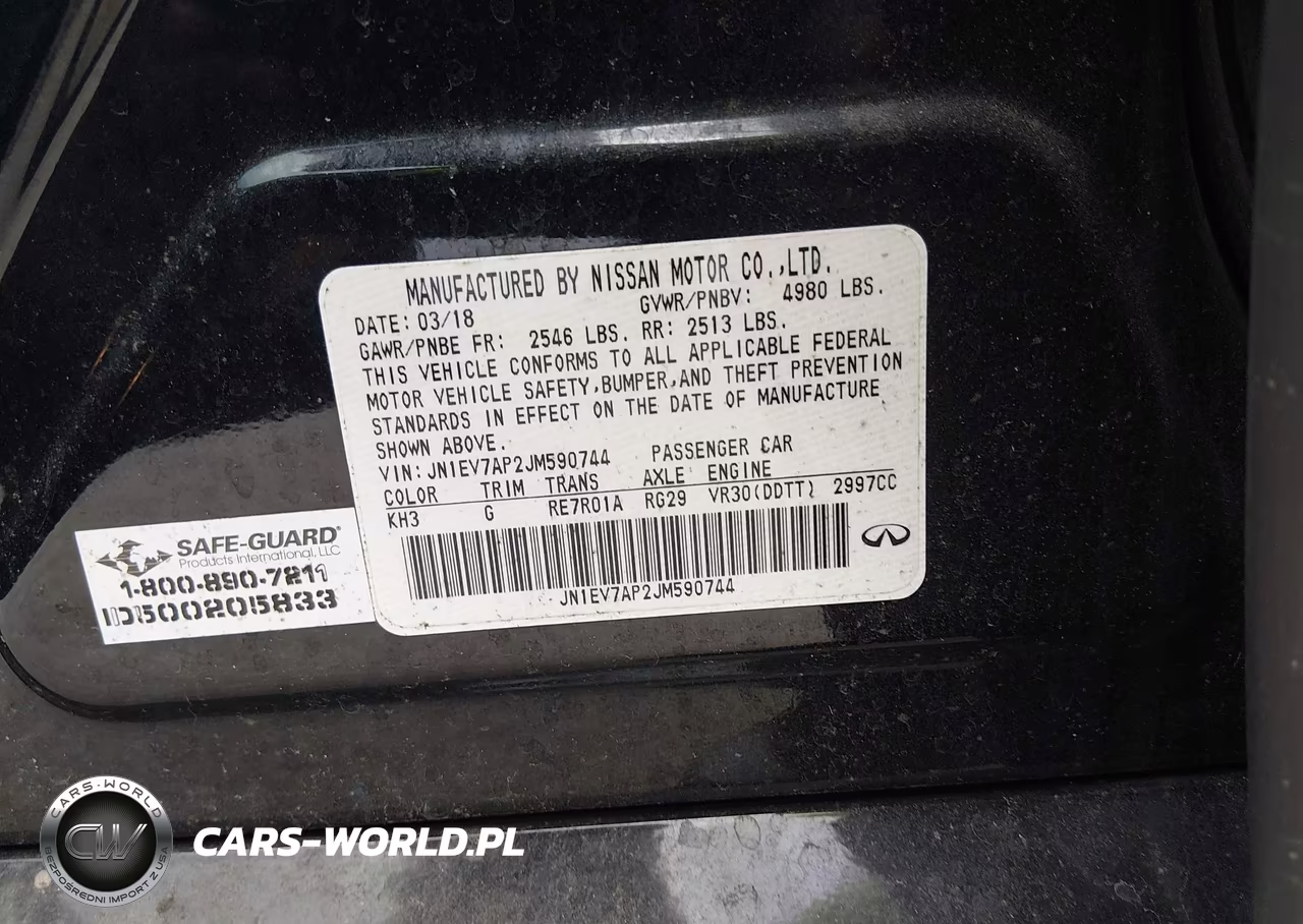 2018 Infiniti Q50 3.0T Luxe VIN:JN1EV7AP2JM590744 - 9