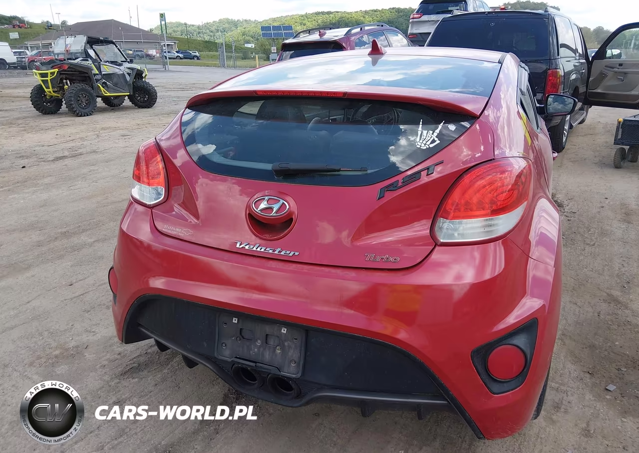 2013 Hyundai Veloster Turbo W-Black VIN:KMHTC6AE9DU136039 - 16