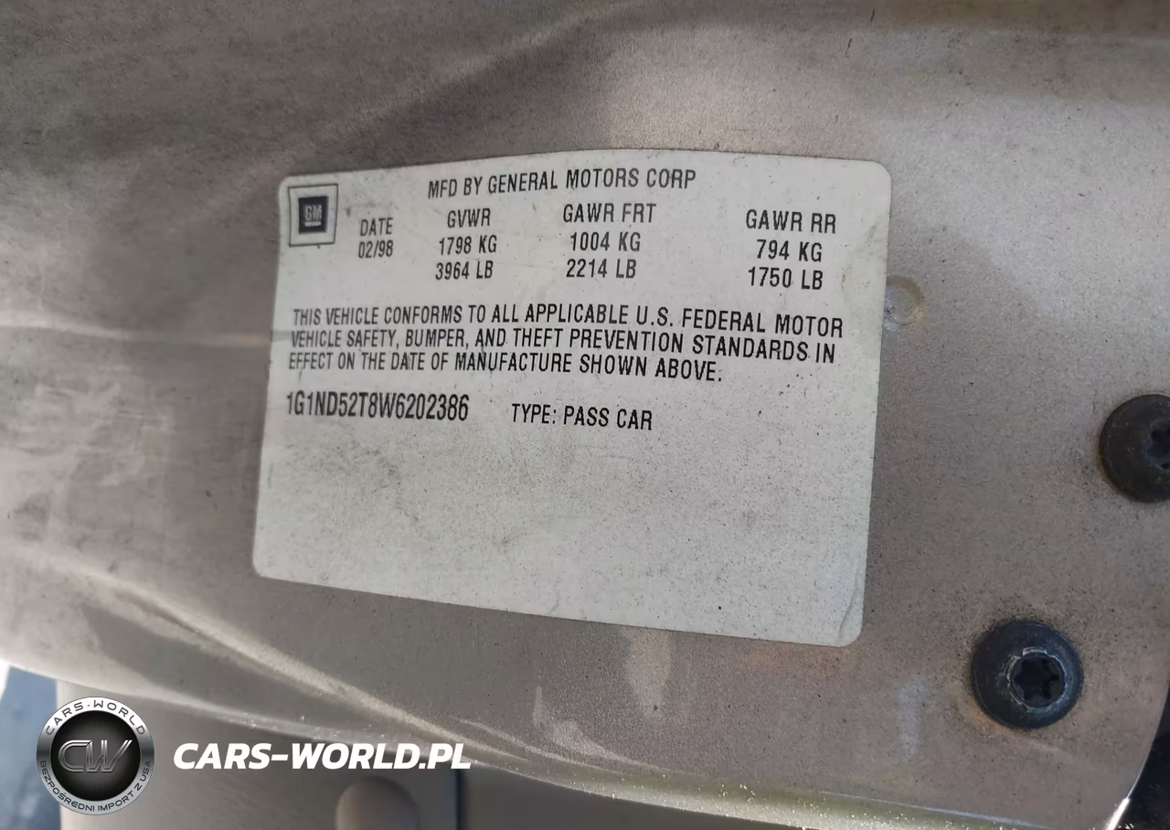 1998 Chevrolet Malibu VIN:1G1ND52T8W6202386 - 9
