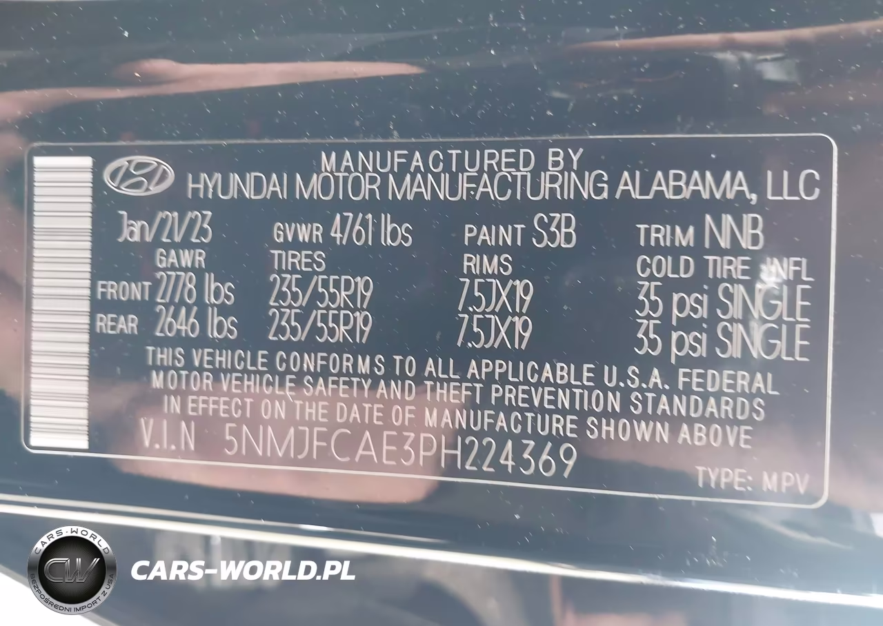 2023 Hyundai Tucson Sel VIN:5NMJFCAE3PH224369 - 9