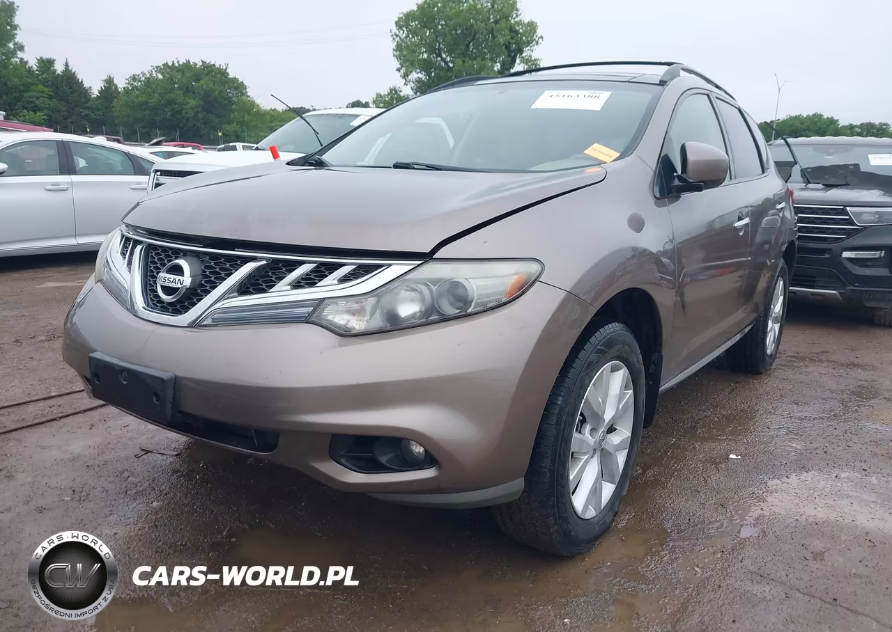 2012 Nissan Murano Sv VIN:JN8AZ1MW4CW228751 - 2
