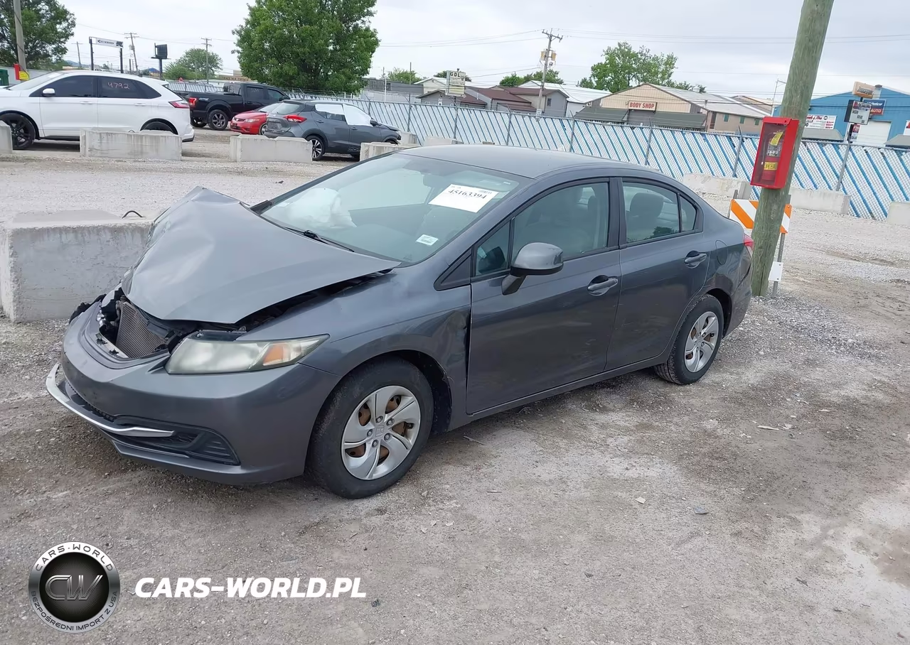 2013 Honda Civic Lx VIN:19XFB2F5XDE004136 - 2