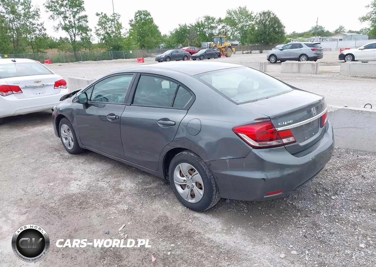 2013 Honda Civic Lx VIN:19XFB2F5XDE004136 - 3