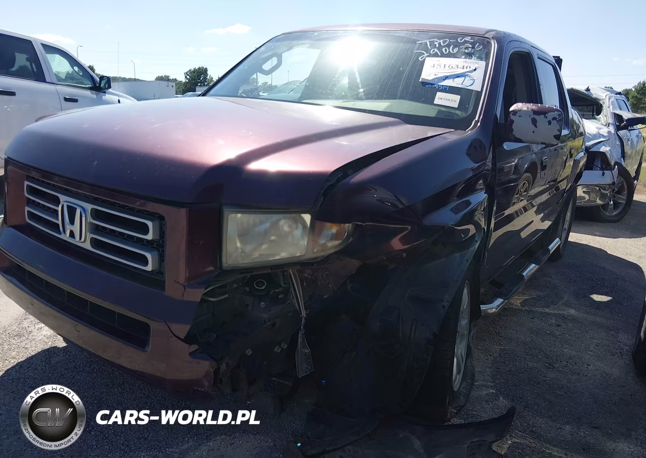 2007 Honda Ridgeline Rts VIN:2HJYK16487H550447 - 2