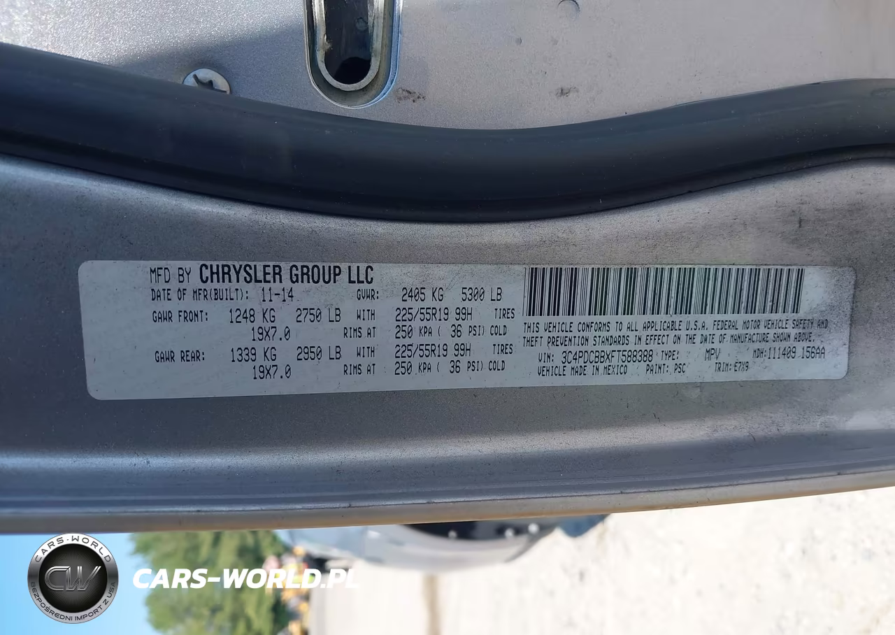 2015 Dodge Journey Sxt VIN:3C4PDCBBXFT588388 - 9