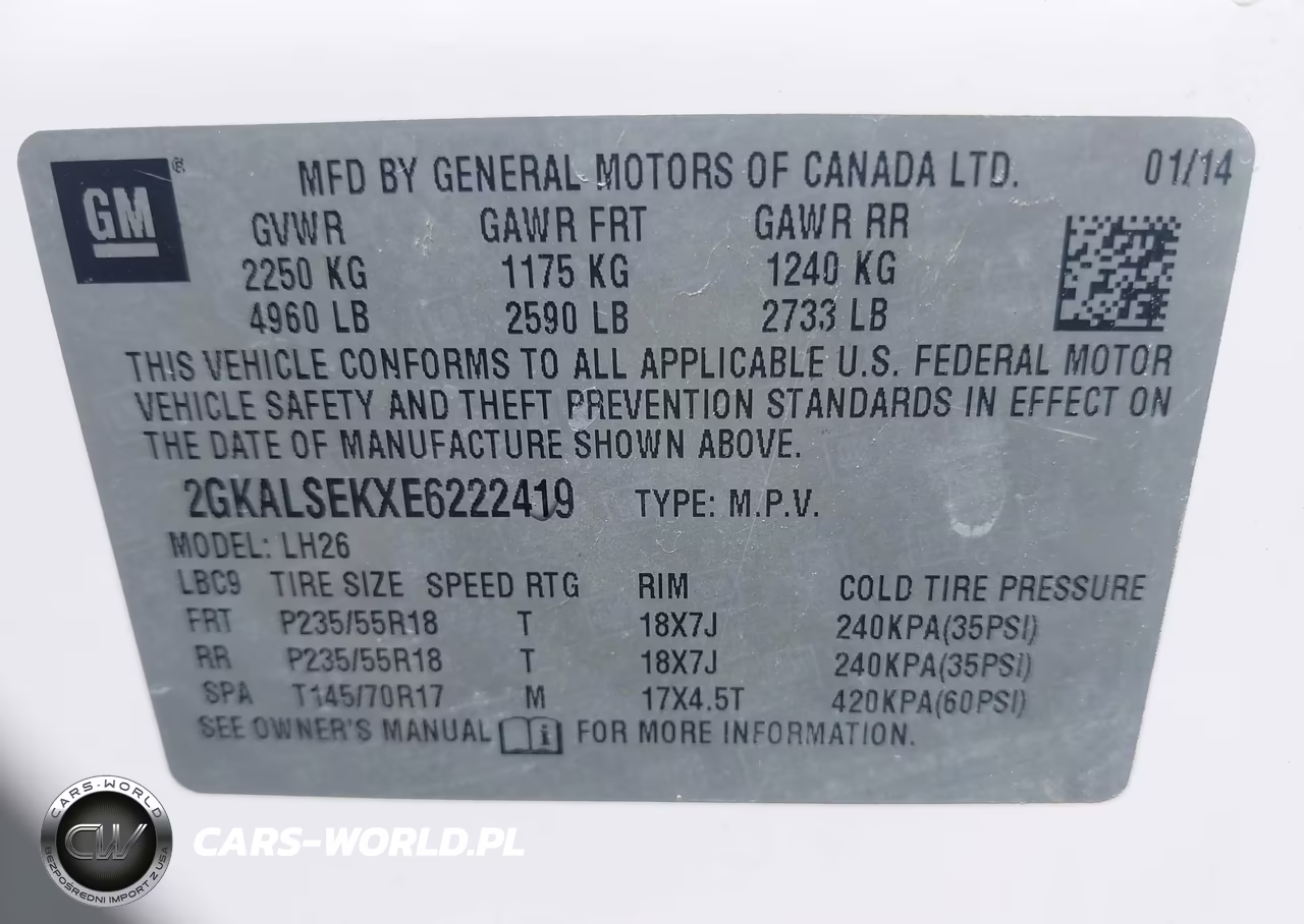2014 GMC Terrain Slt-1 VIN:2GKALSEKXE6222419 - 9