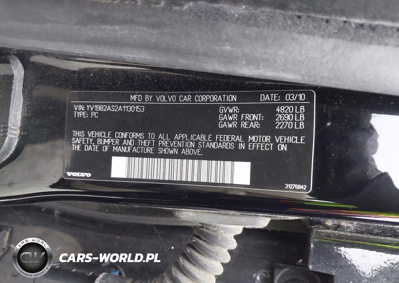 2010 Volvo S80 3.2 VIN:YV1982AS2A1130153 - 9