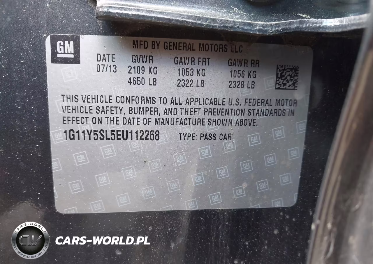 2014 Chevrolet Impala 1Ls VIN:1G11Y5SL5EU112268 - 9