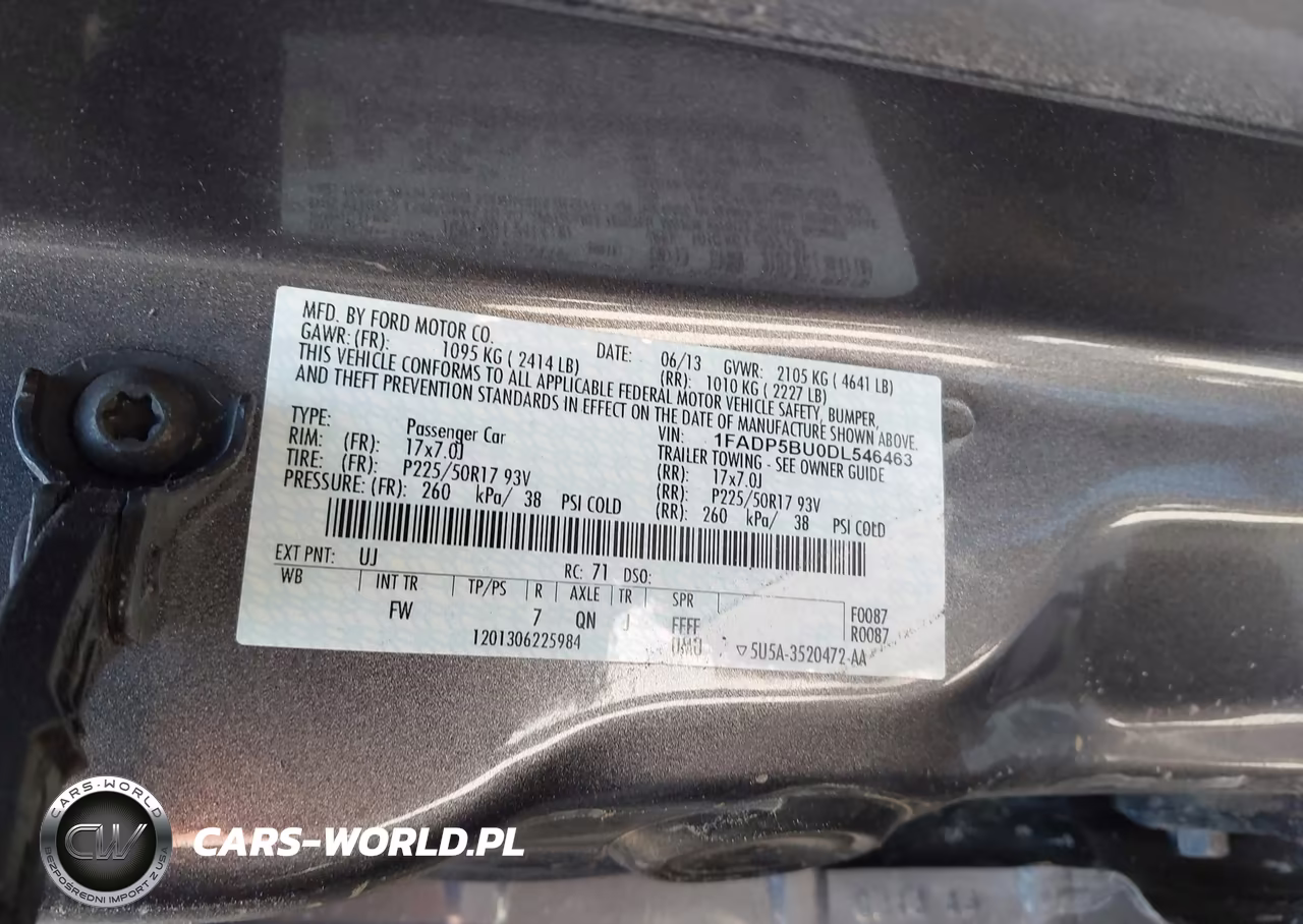 2013 Ford C-Max Hybrid Sel VIN:1FADP5BU0DL546463 - 9
