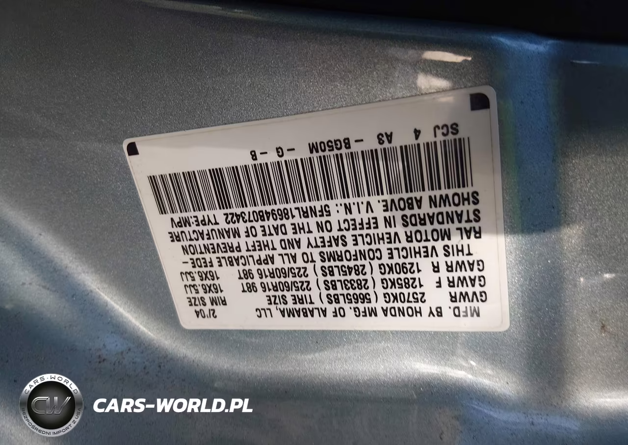 2004 Honda Odyssey Ex VIN:5FNRL18694B073422 - 9