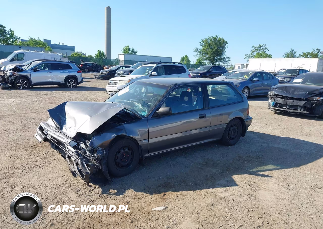 1991 Honda Civic Dx VIN:2HGED6457MH571006 - 2
