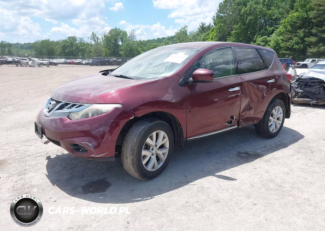 2011 Nissan Murano S VIN:JN8AZ1MU1BW066509 - 2