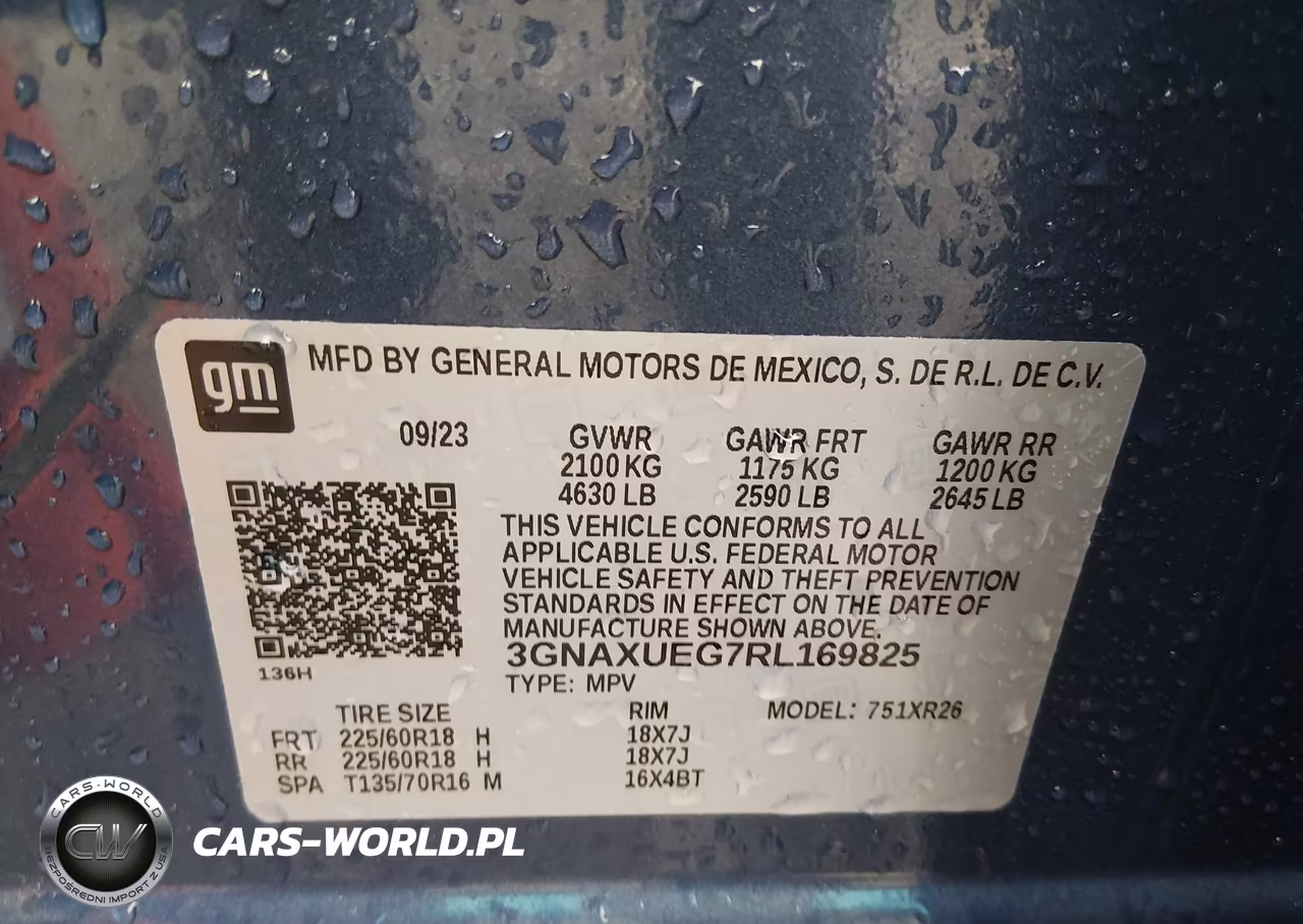 2024 Chevrolet Equinox Awd Lt VIN:3GNAXUEG7RL169825 - 9