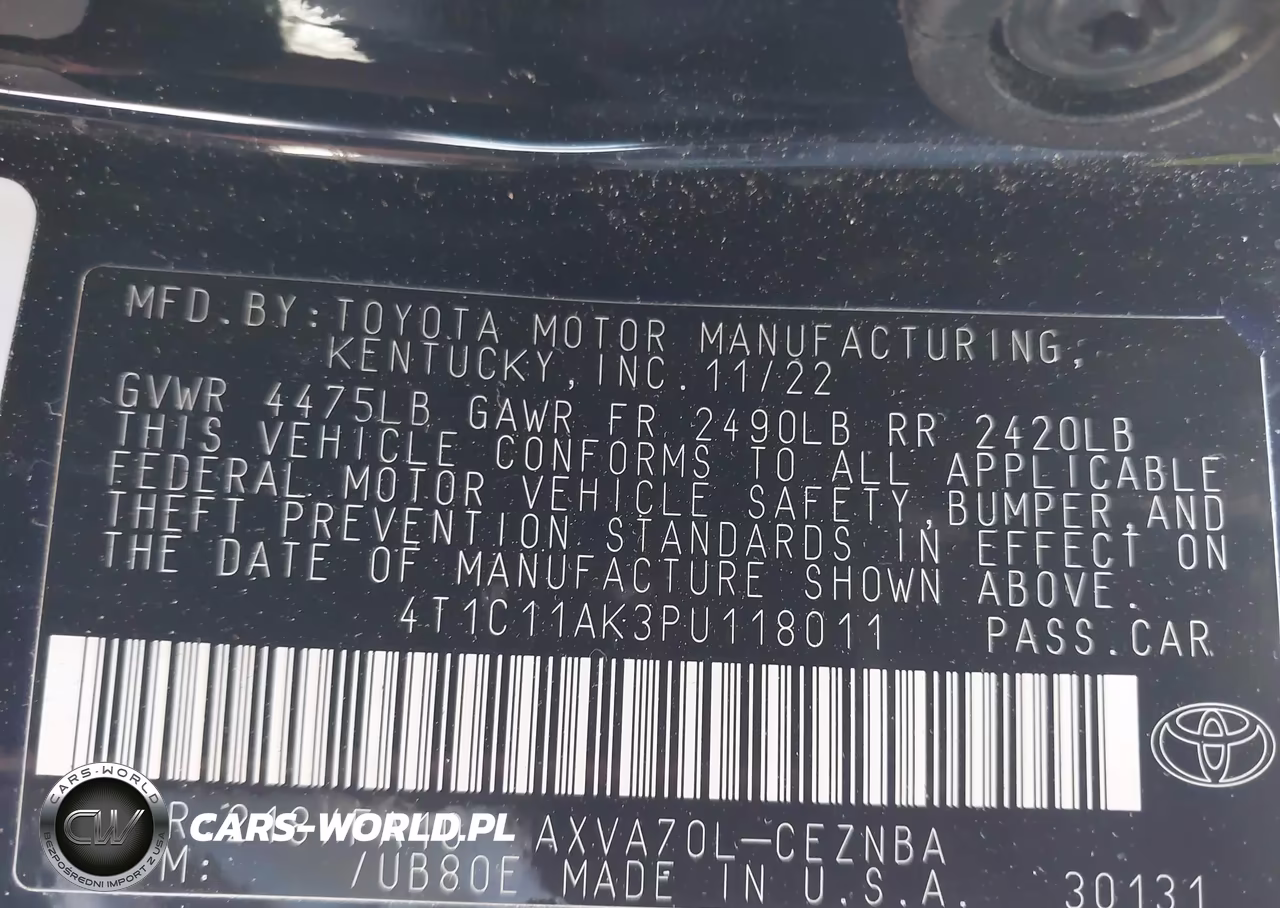 2023 Toyota Camry Le VIN:4T1C11AK3PU118011 - 9
