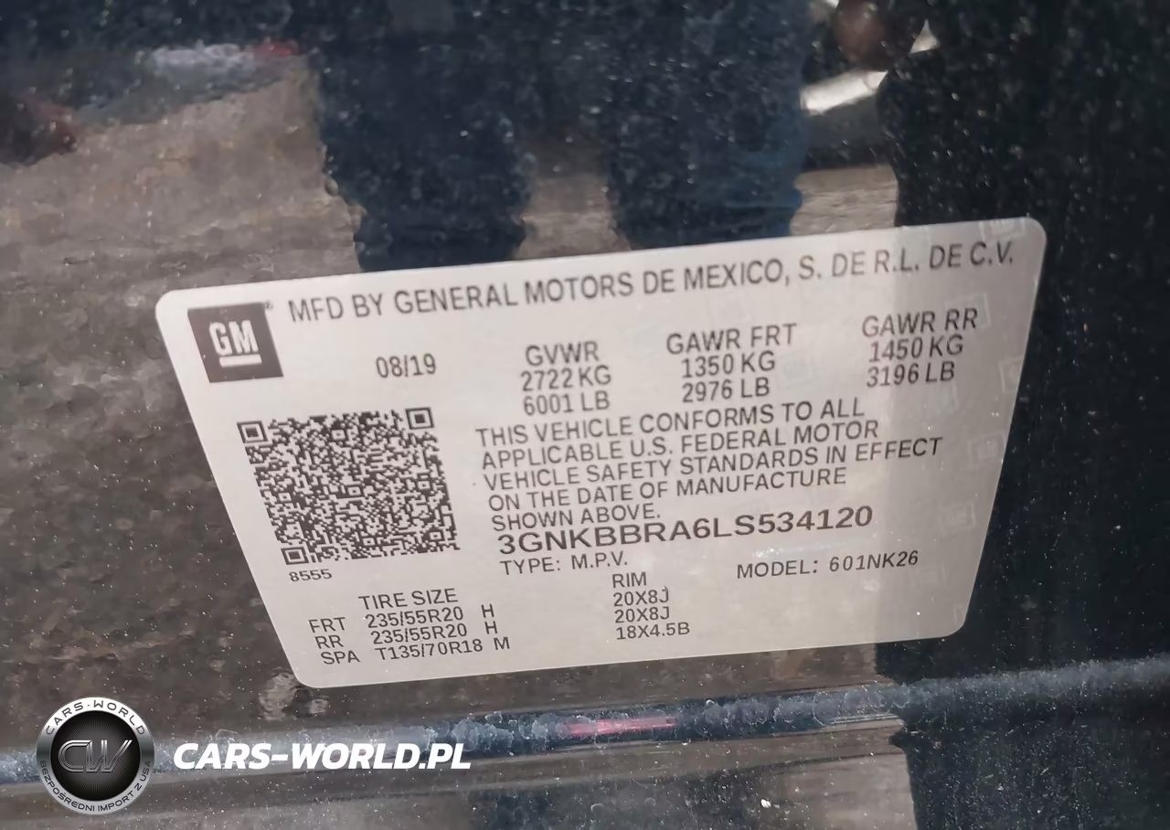2020 Chevrolet Blazer Fwd 1Lt VIN:3GNKBBRA6LS534120 - 9