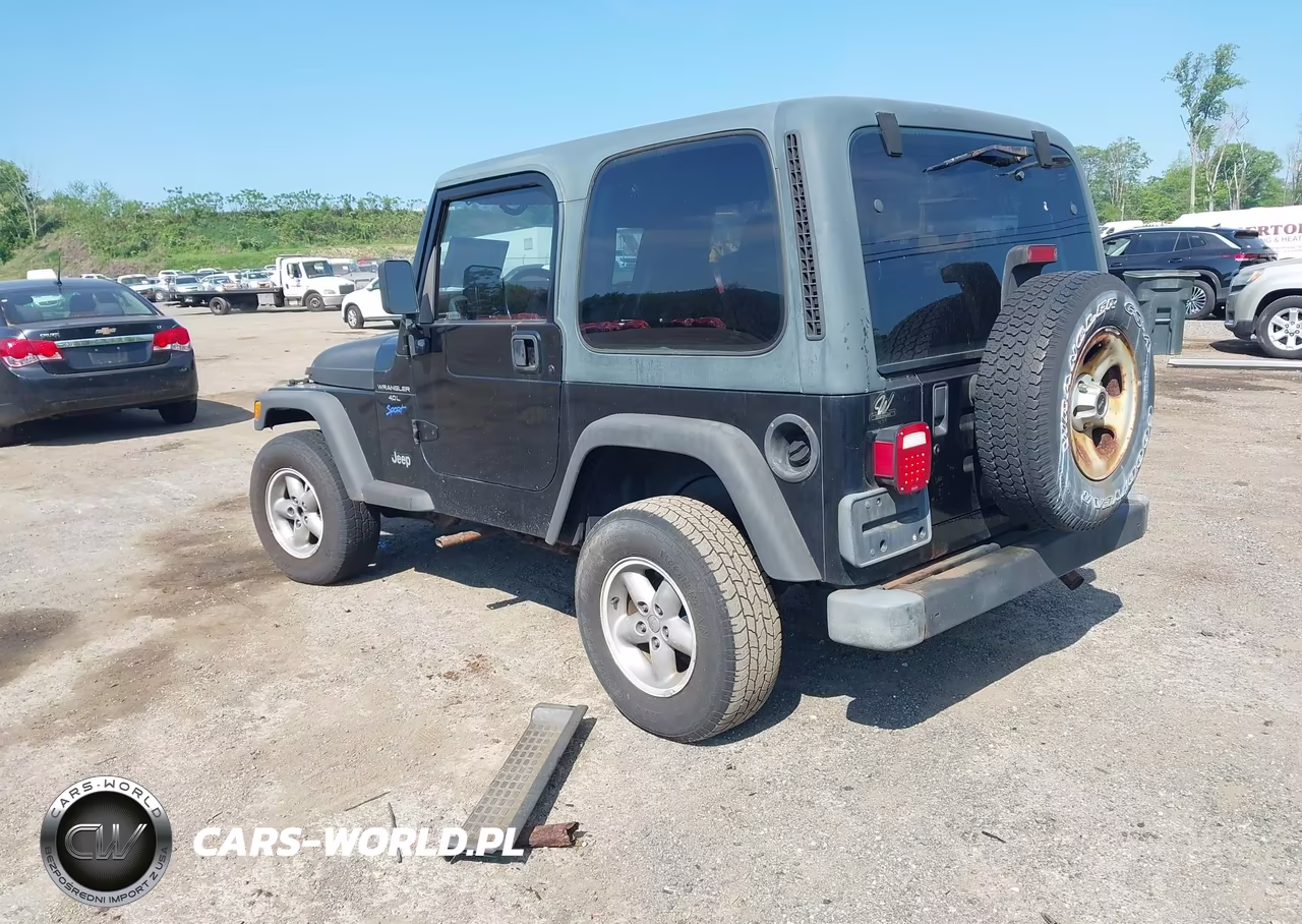 1998 Jeep Wrangler Sport VIN:1J4FY19S8WP743187 - 3